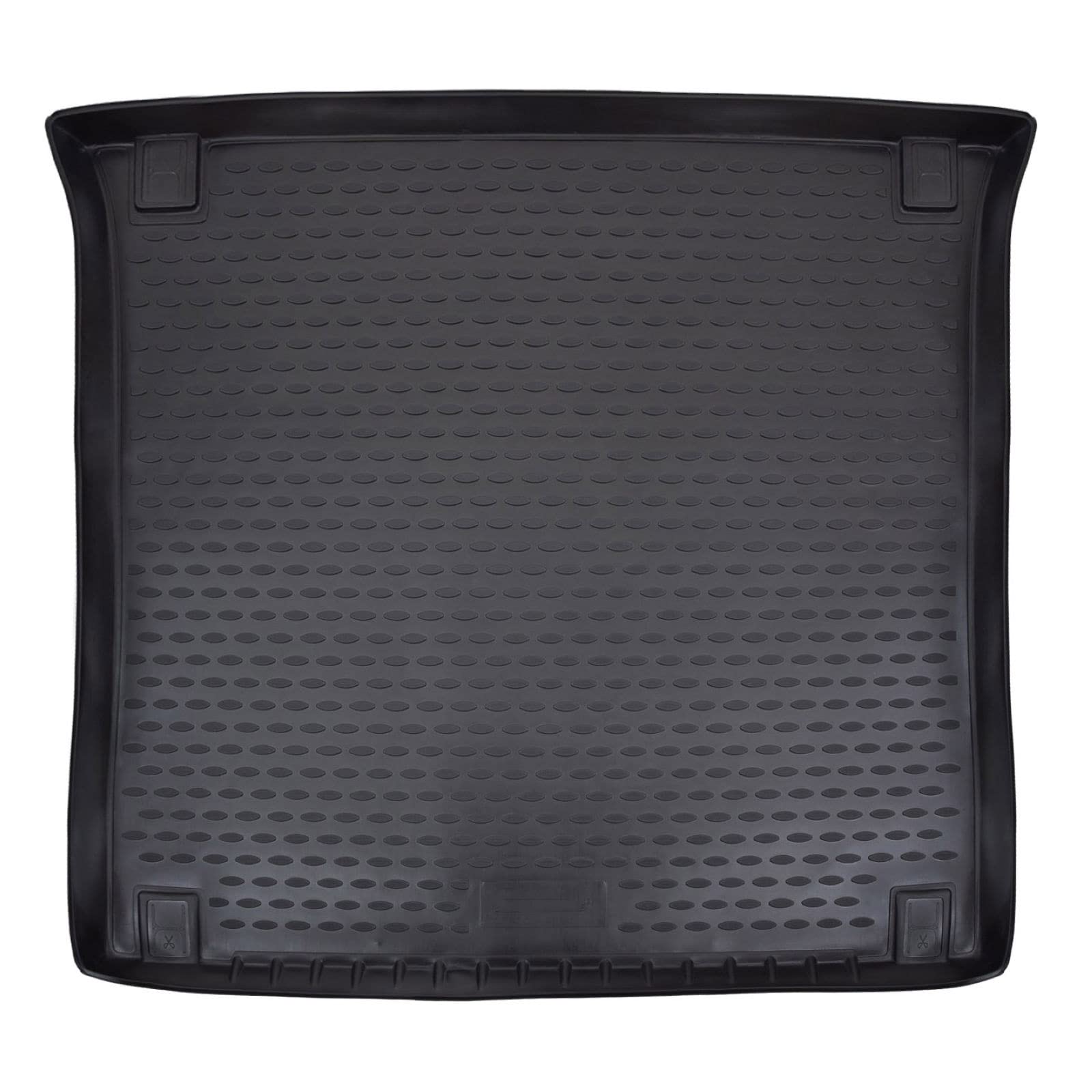 J&J AUTOMOTIVE Tapis de Coffre en Caoutchouc Premium Jeep Grand Cherokee 2010-2021, Ajustement Spécifique, Bord Haut, Noir, Antidérapant, Inodore