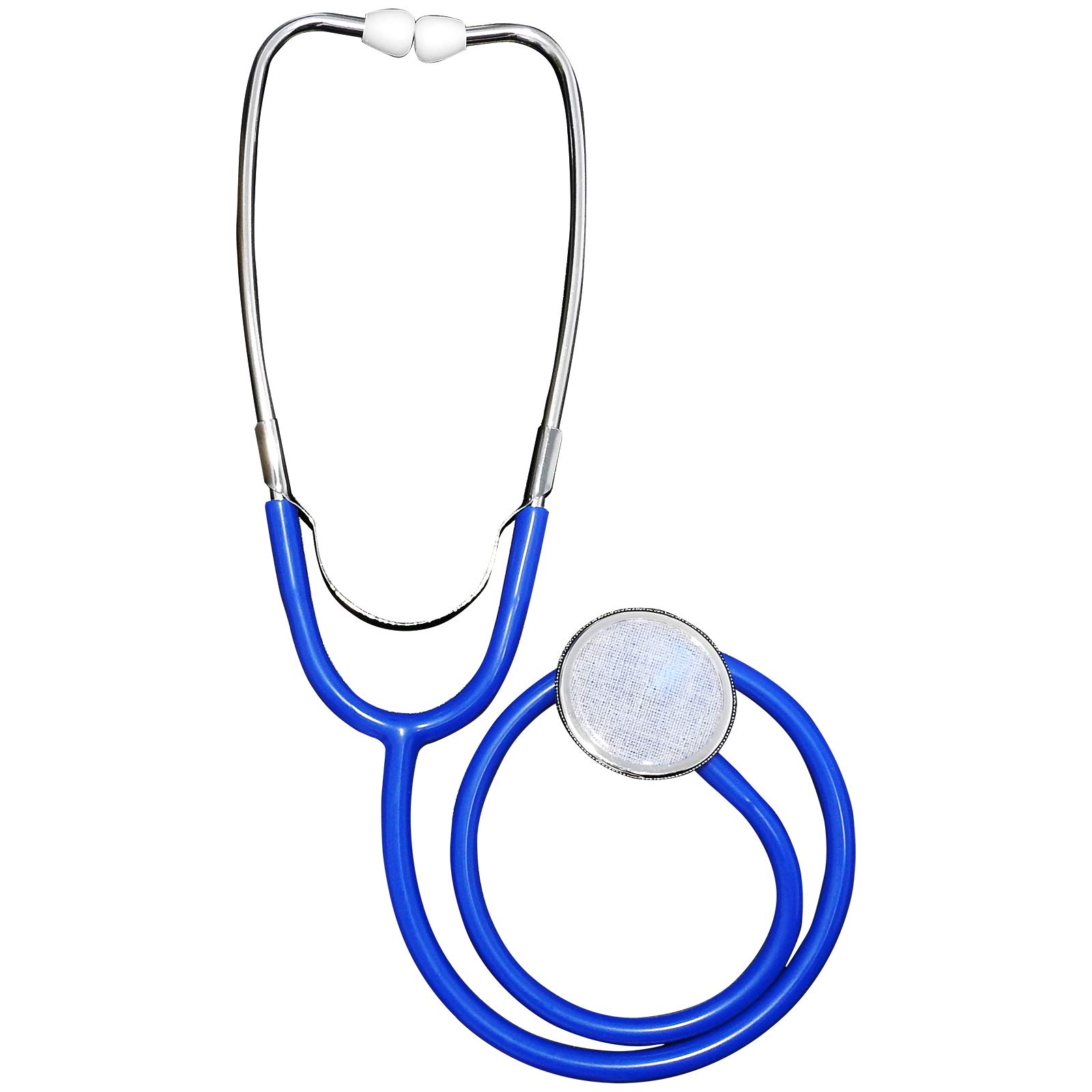 Single Head Aluminium Cardiology Lightweight EMT Large Diaphragm Doctors Stethoscope - Blue