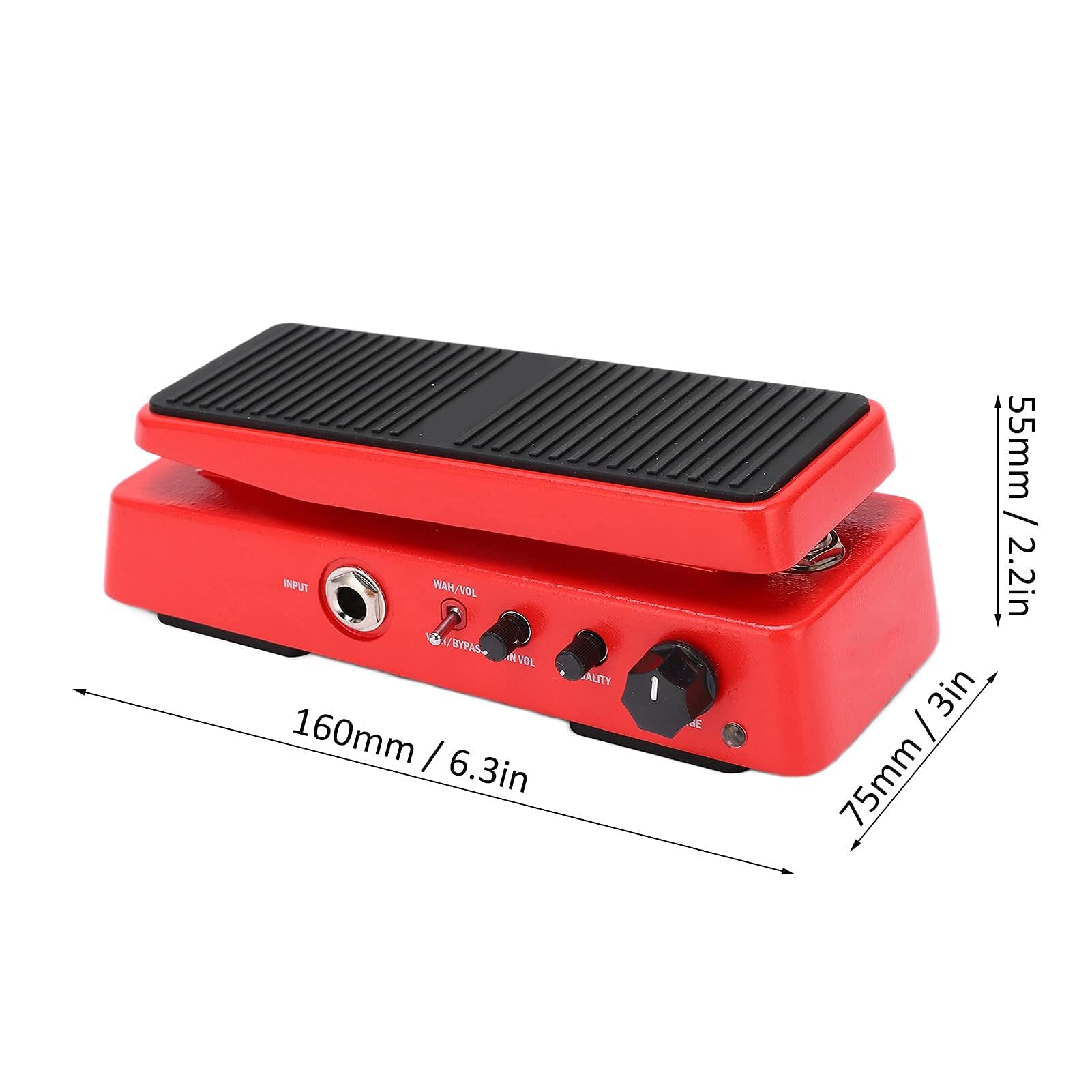 Guitare Pédale Wah, Volume Wahs Volume Guitares électriques Pédales avec la Gamme de Fréquences de Niveau de Base de (Wah-2 wah-2 volume de volume de volume)