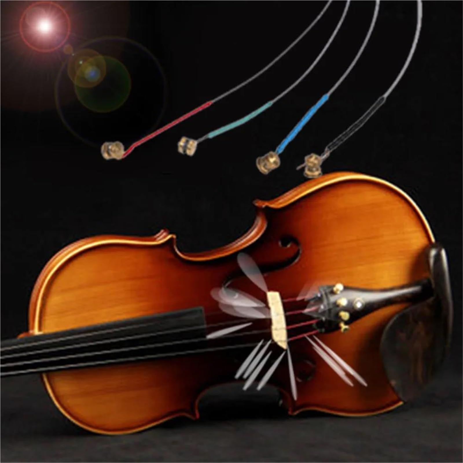 Profesjonalne Struny Stalowe Do Skrzypiec EADG Core Części Do Instrumentów Muzycznych Akcesoria Aluminiowe(10 PCS)