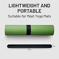 Vista 3 de Slim Panda Yoga Mat Strap Slap Band, One Snap Keeps Mats Tightly Rolled, Heavy-Duty Clasp Fits Most Size Mats(24" L X 2" W)