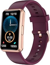 HUAKUA Simple Pedometer Walking Watch Bracelet 1.47 Inches | IP68 Waterproof Sports Activity Trackers for Women Men Children Running Walking KM Calories Sleep Stopwatch Timer