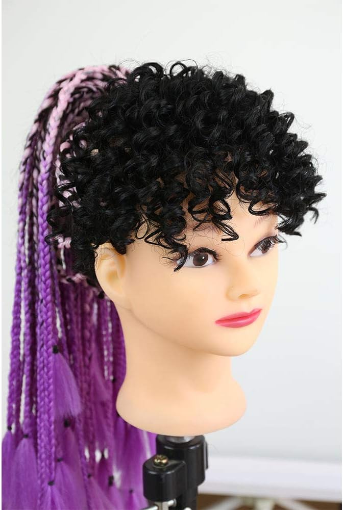 TALANG HAIR Kinky Curly Hair Bangs Black Hair Bangs Synthetic Afro Bangs In Hair Extensions For Black Women (1)