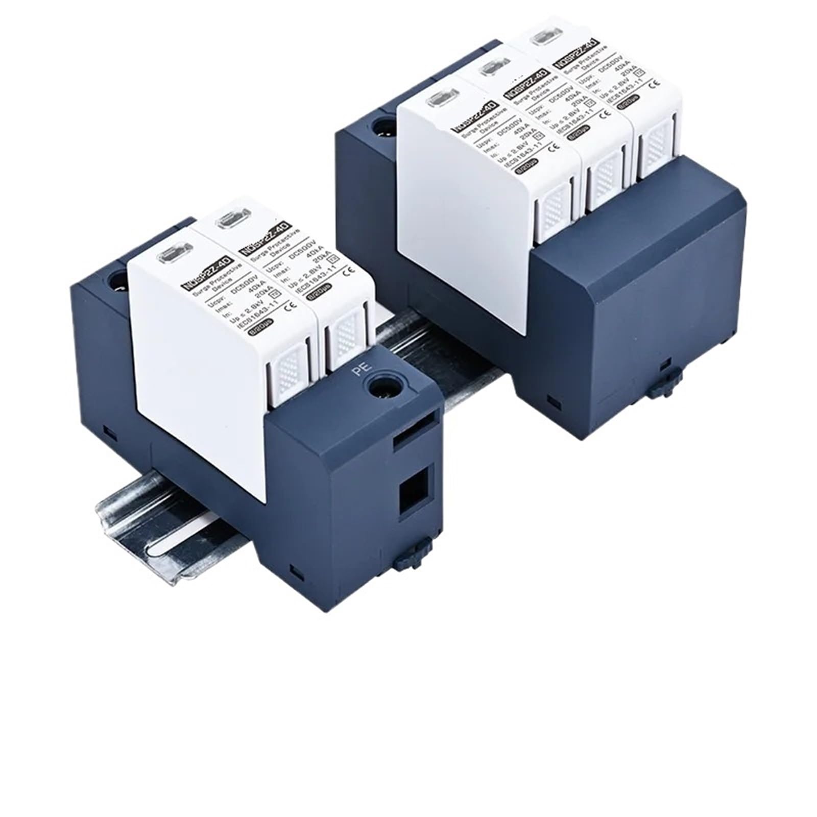 Protector sobretensiones CC 250V contra descargas atmosféricas transitorias 6