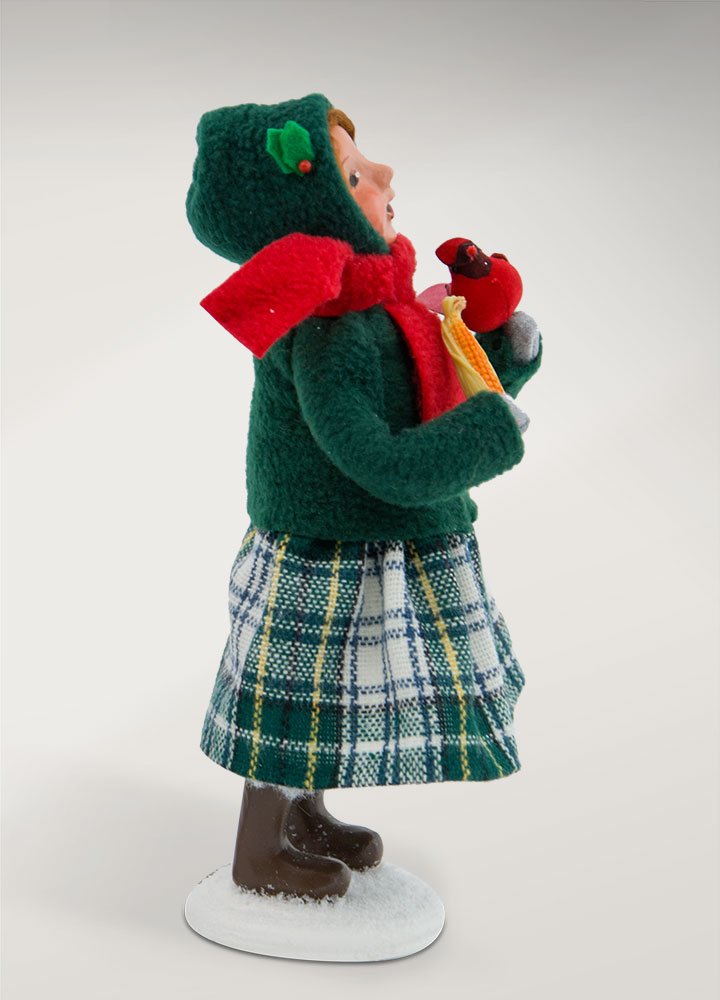 Amazon.co.jp: Byers' Choice Family with Cardinals Girl Caroler