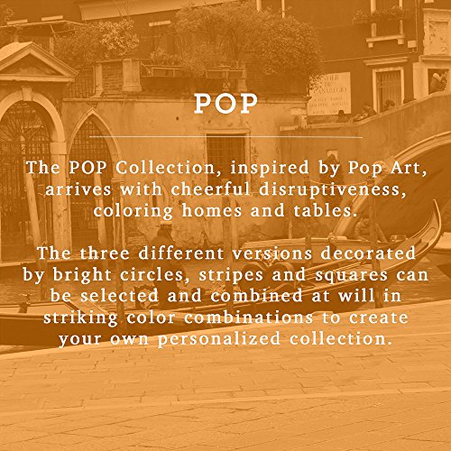 Italian Dinnerware - Small Soup Bowl - Handmade In Italy From Our Pop Lines Collection #TOP5