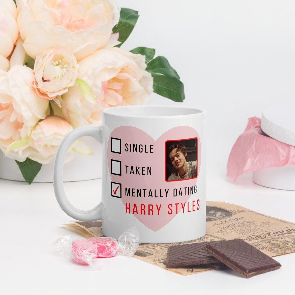 CRAFT MANIACS Harry Styles is My Love Printed 330 ML Tea/Coffee Mug for POP Singer Lovers | Microwave & Dishwasher Safe