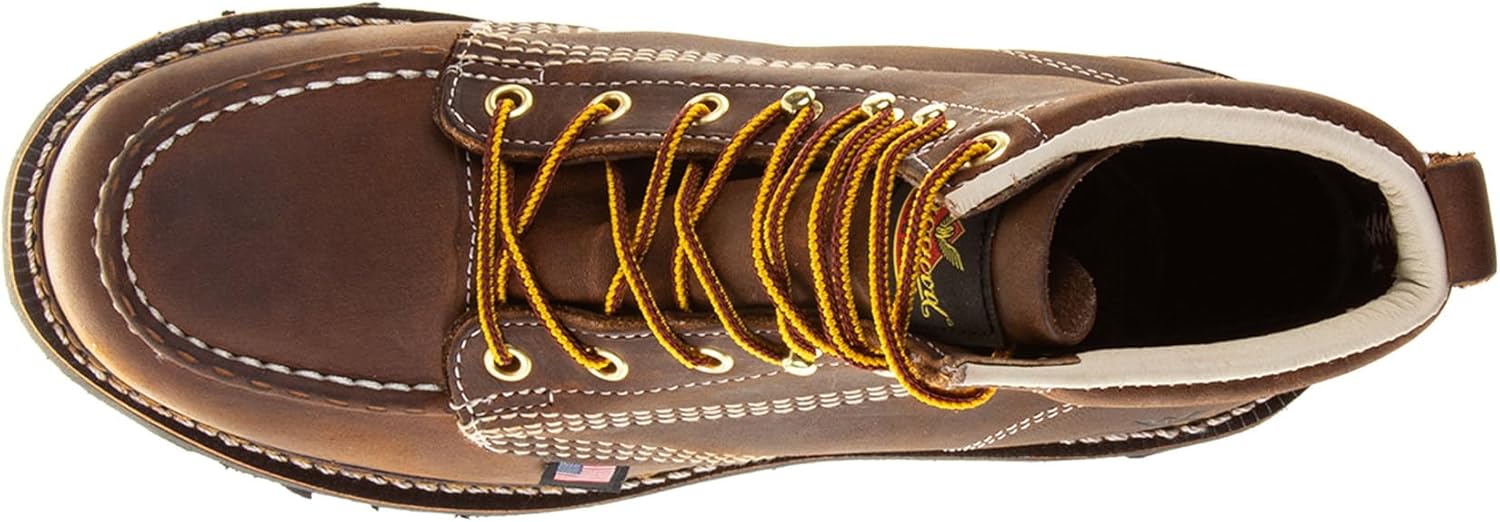 Thorogood Men's American Heritage 6" Moc Toe Wedge Work Boot - Image 4