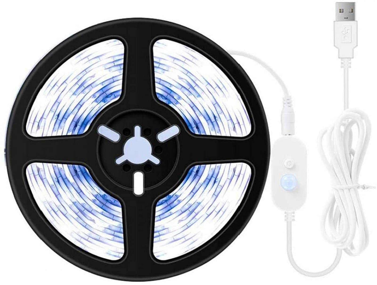 String Lamp DierCosy LED Strips Lights Tape USB White Waterproof 5V 4M Cold Light for Home Party Festival Decoration Outdoor Decorative Lights