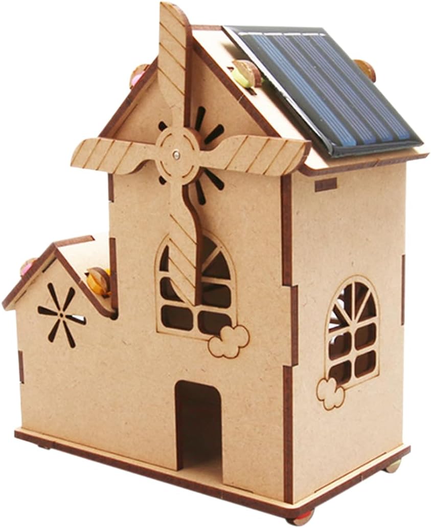 - Craft Kit, Elementary School, Handmade Kit, Free Research, Solar, Lower School, Summer Holiday (Wood-Style)