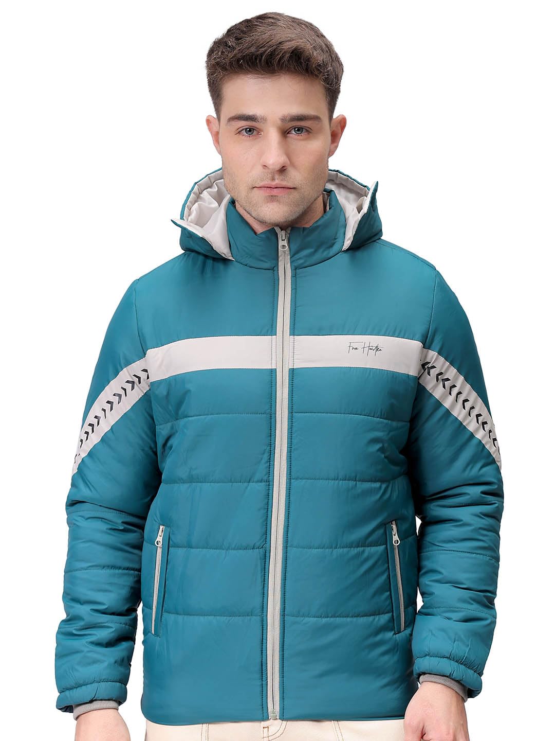 Men's Polyester Standard Puffer Jacket-image-40