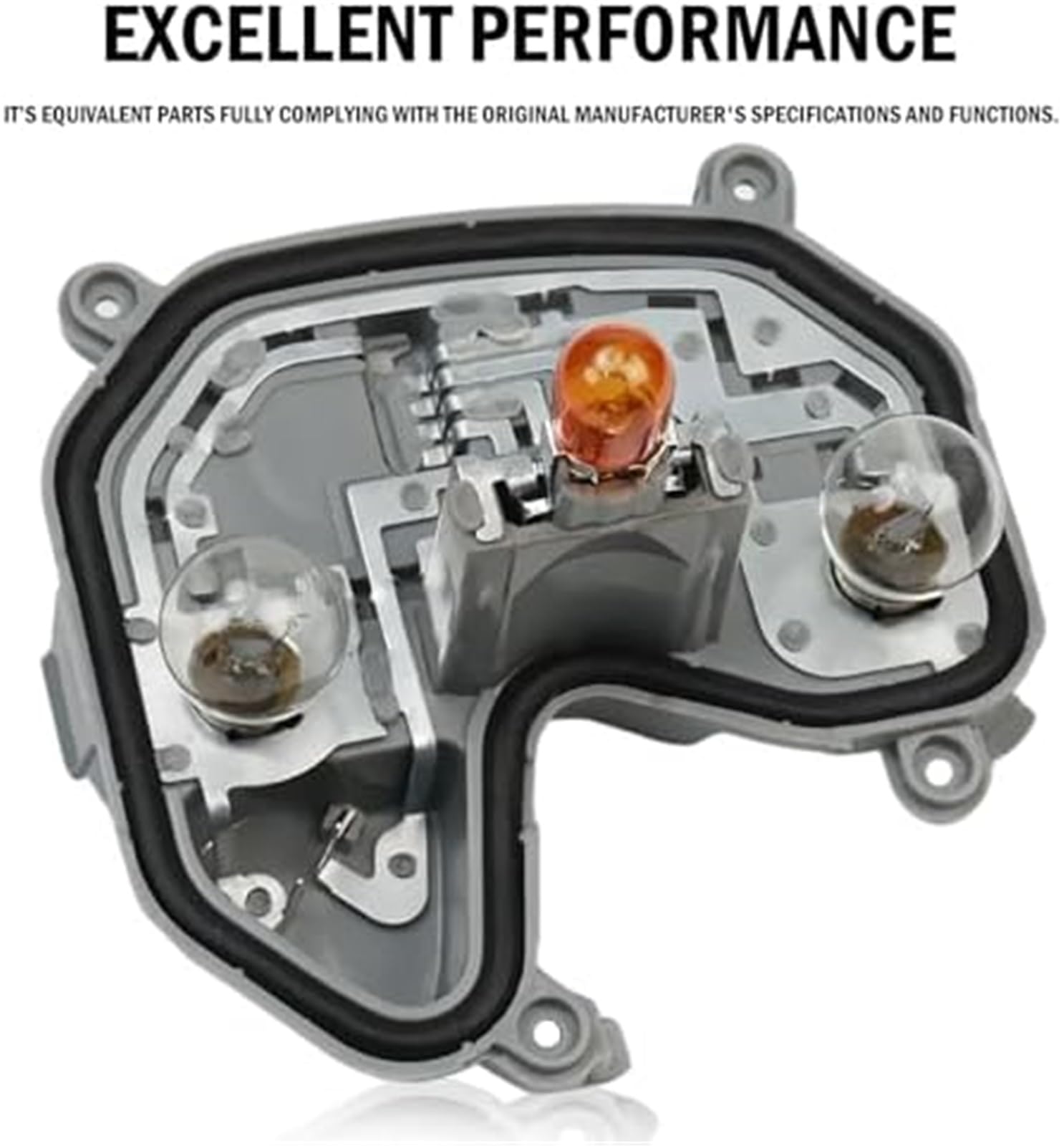 Kit staffa fanale posteriore, BTFWM Supporto lampada fanale posteriore con cablaggio e lampadina lato guida sinistro compatibile con 2015-2023, for Jeep, for Renegade, alloggiamento fanale posteriore