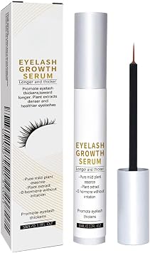 Eyelash Growth Serum,Lash Growth Serum for Fuller Thicker Lashes,Clear Mascara for Eyelashes,Lash Conditioner,Eye Lash Serum Growth Nourishing Lengthening Curling Moisturising