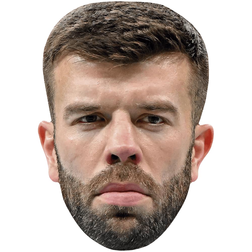 Grant Hanley (Beard) Big Head. Larger than life mask.