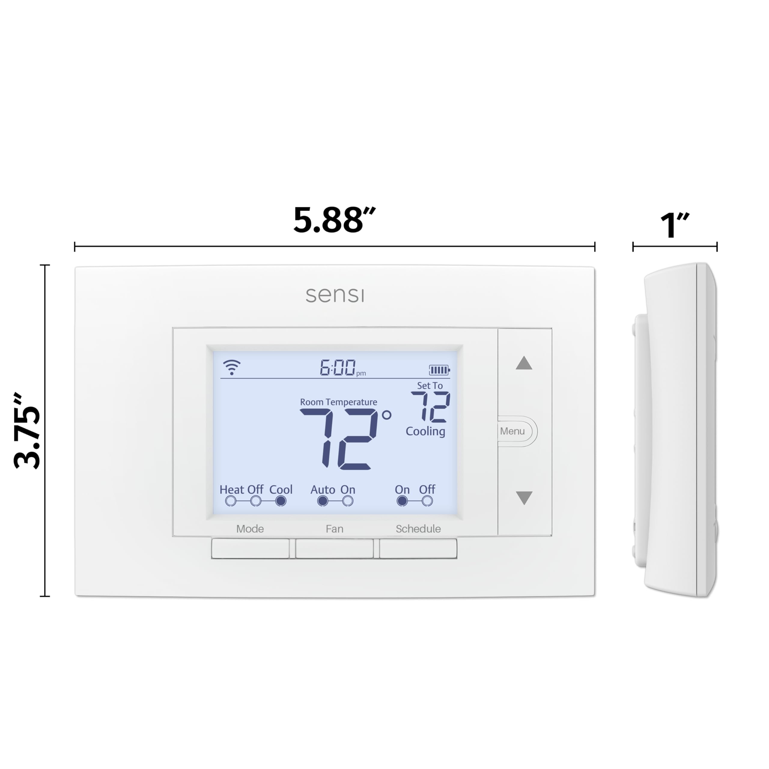 Sensi Smart Thermostat - Wi-Fi & Alexa Compatible -2