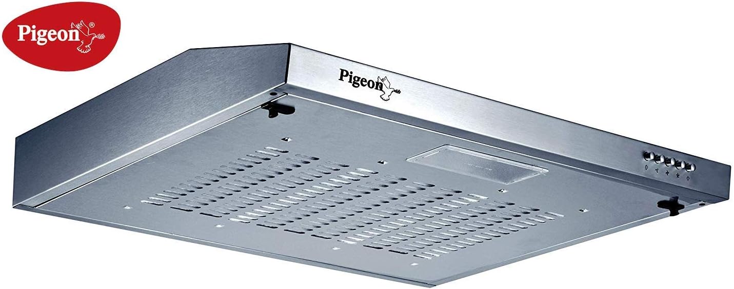 Pigeon by Stovekraft Splendor + 60 cm 500 m3/hr Ductless Chimney with Improved Technology Cassette Filter