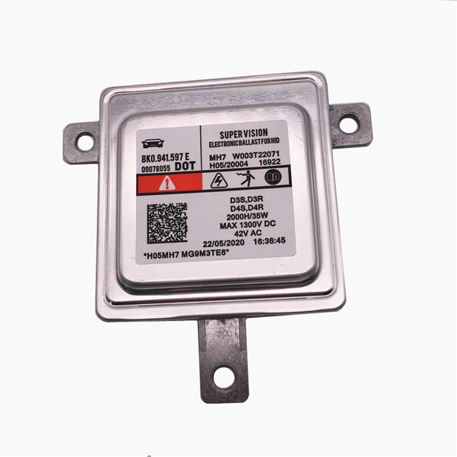 8K0941597E / W003T22071 D3S D3R D4S D4R Xenon Ballast Car Accessories 1Pcs(Red)