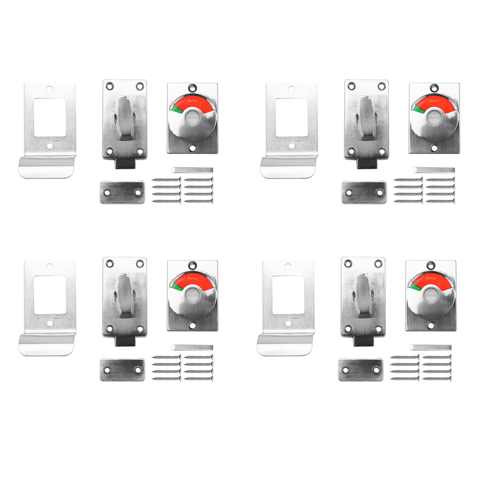 Indicateur WC pour la tranquillité des bureaux et restaurants pack de 4