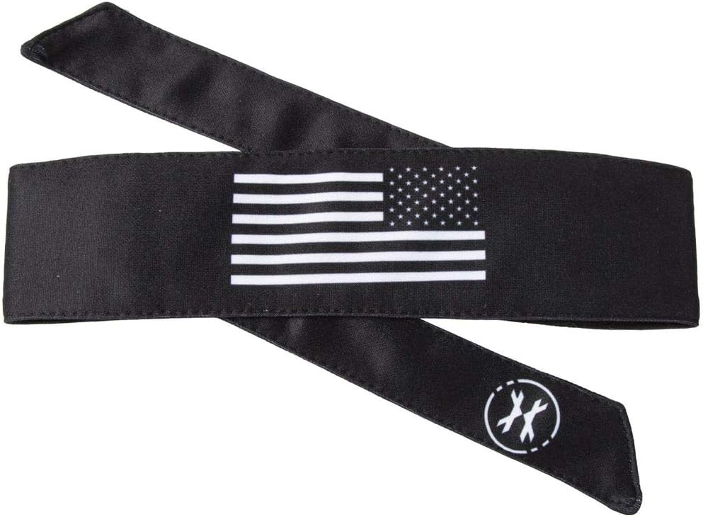 HK Army Paintball Headband - USA Black/White
