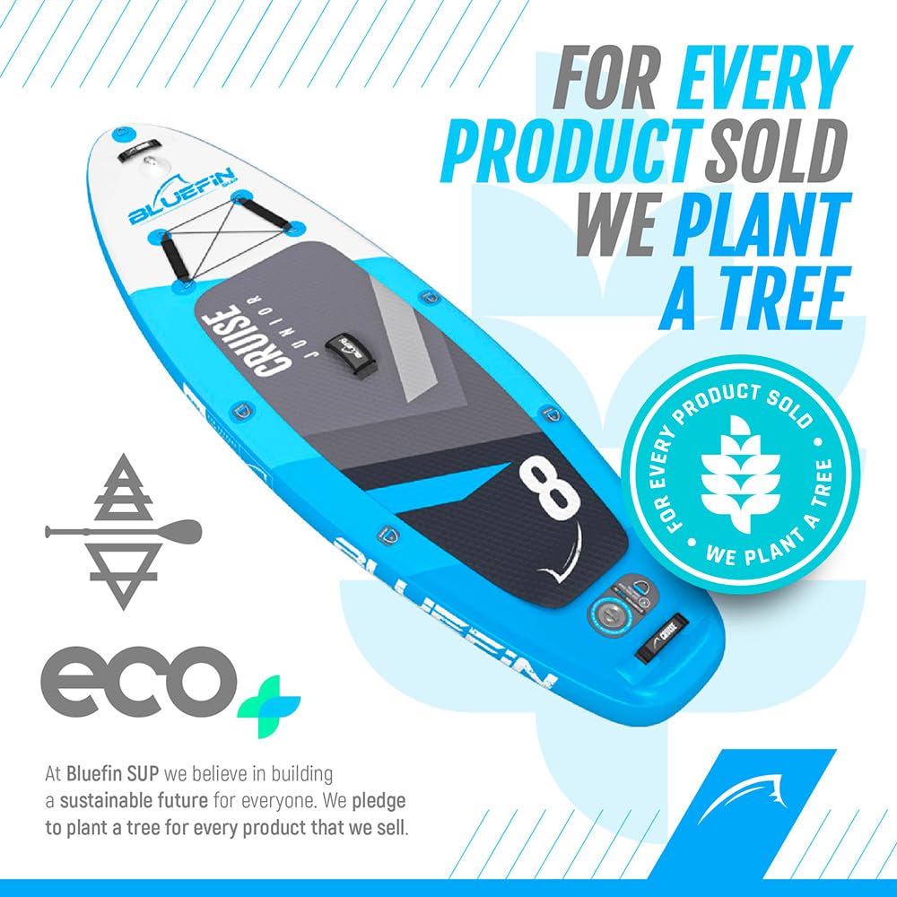 Bluefin Package for Cruise SUP | Inflatable Stand Up Paddle Board | Fiberglass Paddle | Kayak Conversion Kit | All Accessories | Multiple Size: 10'8, 12', 15'