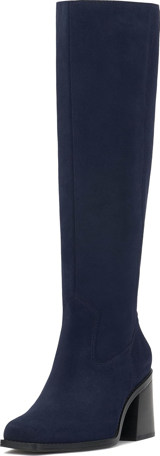 Vince Camuto Women's Sangeti Stacked Heel Knee High Boot Fashion