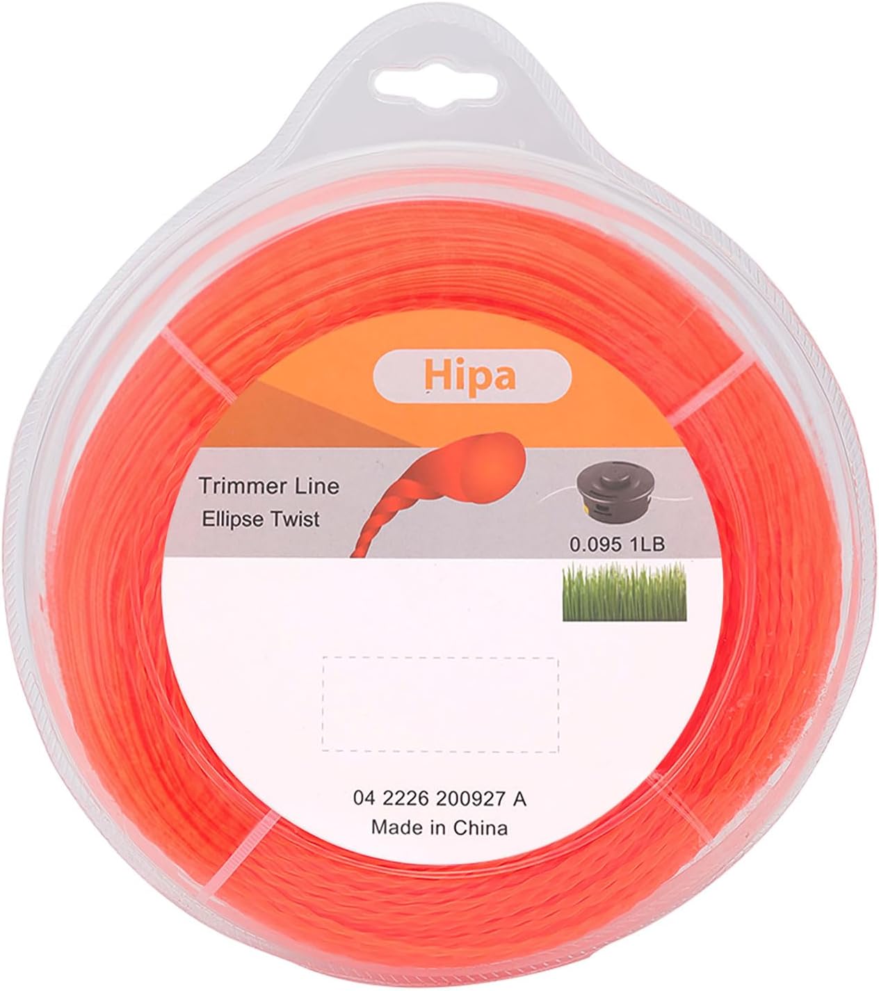 Hipa .095” 1Pound by 328foot Trimmer Line Round Twist