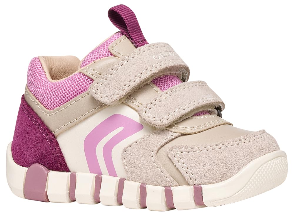 Geox Baby Girl B IUPIDOO Girl C First Steps Beige/DK Pink 18_EU