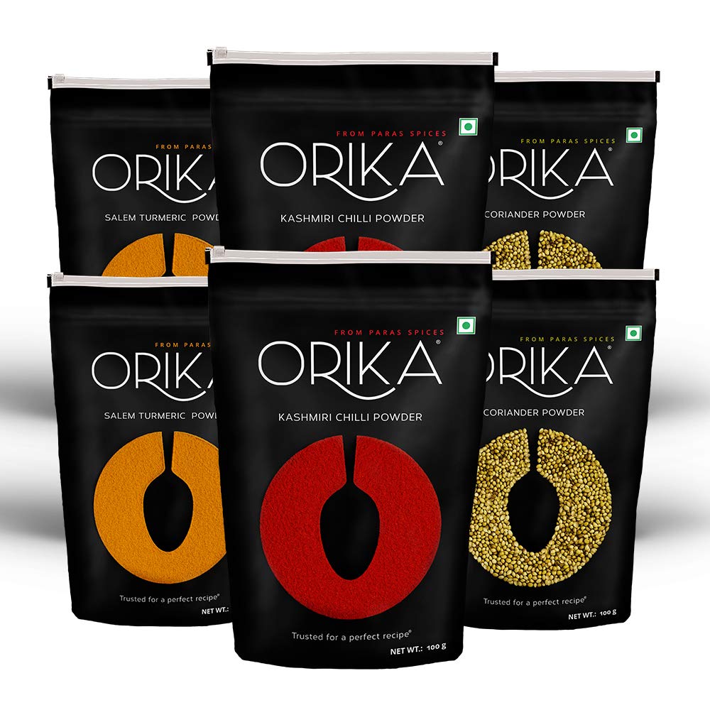 See full amazon price history chart for Orika Salem Turmeric Powder, Coriander Powder, Kashmiri Chilli Powder (Combo of 6, 100 g Each) Orika Salem Turmeric Powder, Coriander Powder, Kashmiri Chilli Powder (Combo of 6, 100 g Each) (B08CBNG6PR) Amazon Price History, Amazon Price Tracker