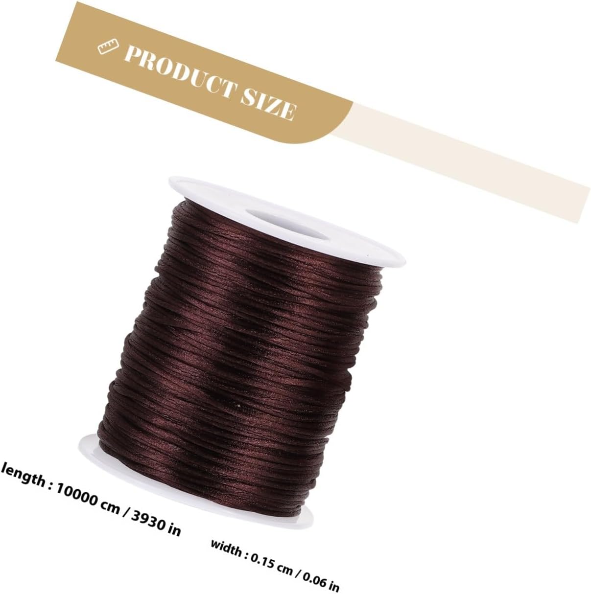 ORFOFE 2 Rolls Soft DIY Crochet Thread Each for Handcrafts Making Knitting Thread for Bracelets Coasters Cushions and Storage Bags Comfortable Skin-Friendly Yarn for Creative Craft