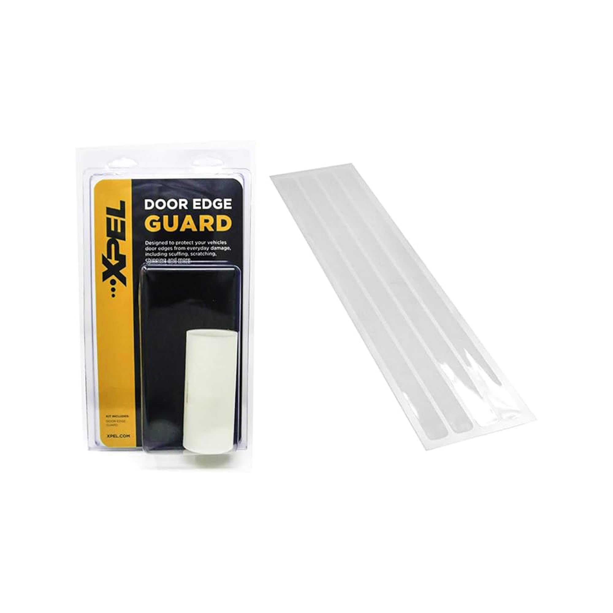 Xpel Door Edge Guard Protection Film Roll, 4-24" Strips - Car or Truck Doors, Protective Barrier Against Minor Scratches, Paint Chips, Door Edge Impact, and Dings - Prevents Damage and Possible Rust