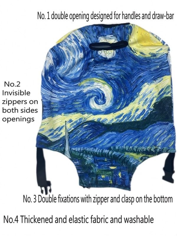 Funda Protectora for Equipaje: mantén tu Maleta Segura e Impecable Durante Tus Viajes(L)