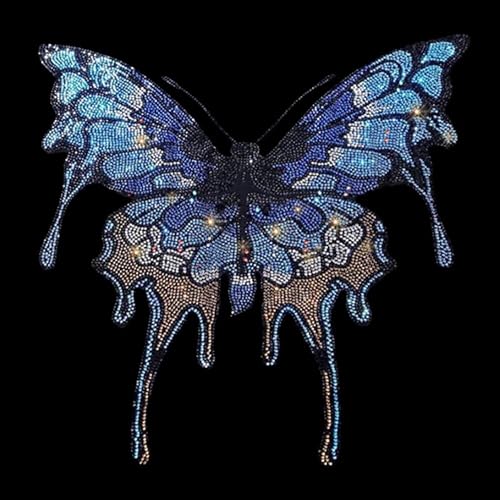 Parches termoadhesivos con diamantes de imitación de cristal brillante 3D para ropa, calcomanías decorativas de transferencia de calor (color  3)