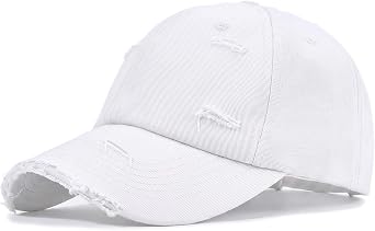 Womens Baseball Caps for Men Baseball Hat Unisex Distressed Cotton Dad Hat Summer Adjustable Golf Runing
