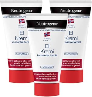 Neutrogena Norveç Formülü El Kremi Parfümsüz 75 ml 3 Adet