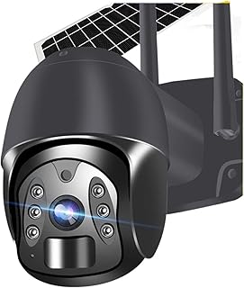 Wireless Solar Security Cameras Tuya IP Camera WiFi 4G SIM Card Video Surveillance CCTV Security Camera 1080P Solar Outdoor Wireless Battery PTZ Smart Home for Home/Outdoor Security ( Color : 1 , Size