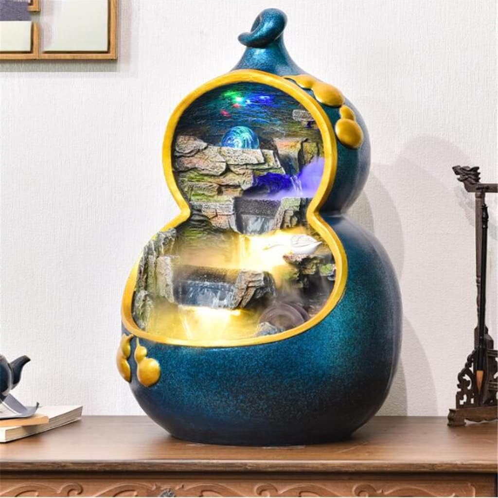 Chinese Gourd Flowing Water Decoration Living Room Office Desktop Decoration Office Living Room Decoration