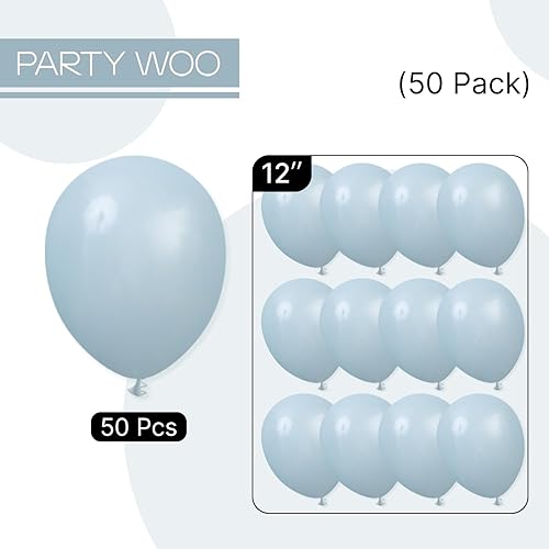 Vista 408 de PartyWoo Globos dorados metálicos, 50 globos metálicos dorados de 12 pulgadas, globos dorados para guirnalda de globos o arco de globos como