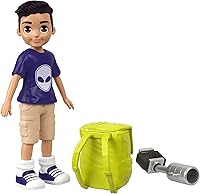 Vista 3 de Polly Pocket Muñeca de postura activa, Nicholas