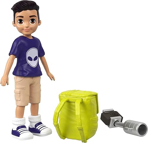 Miniatura 3 de Polly Pocket Muñeca de postura activa, Nicholas