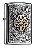 Zippo - das Original aus USA Zippo Celtic Knot-Street Chrome Feuerzeug, silber, one size