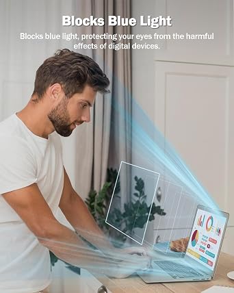 F FORITO 2-Pack 14 Inch 16:10 Anti Blue Light Matte Laptop Screen Protector, Reduce Eye Strain and Touch Sensitive Anti Glare Computer Screen Cover for All 14 16:10 Laptops
