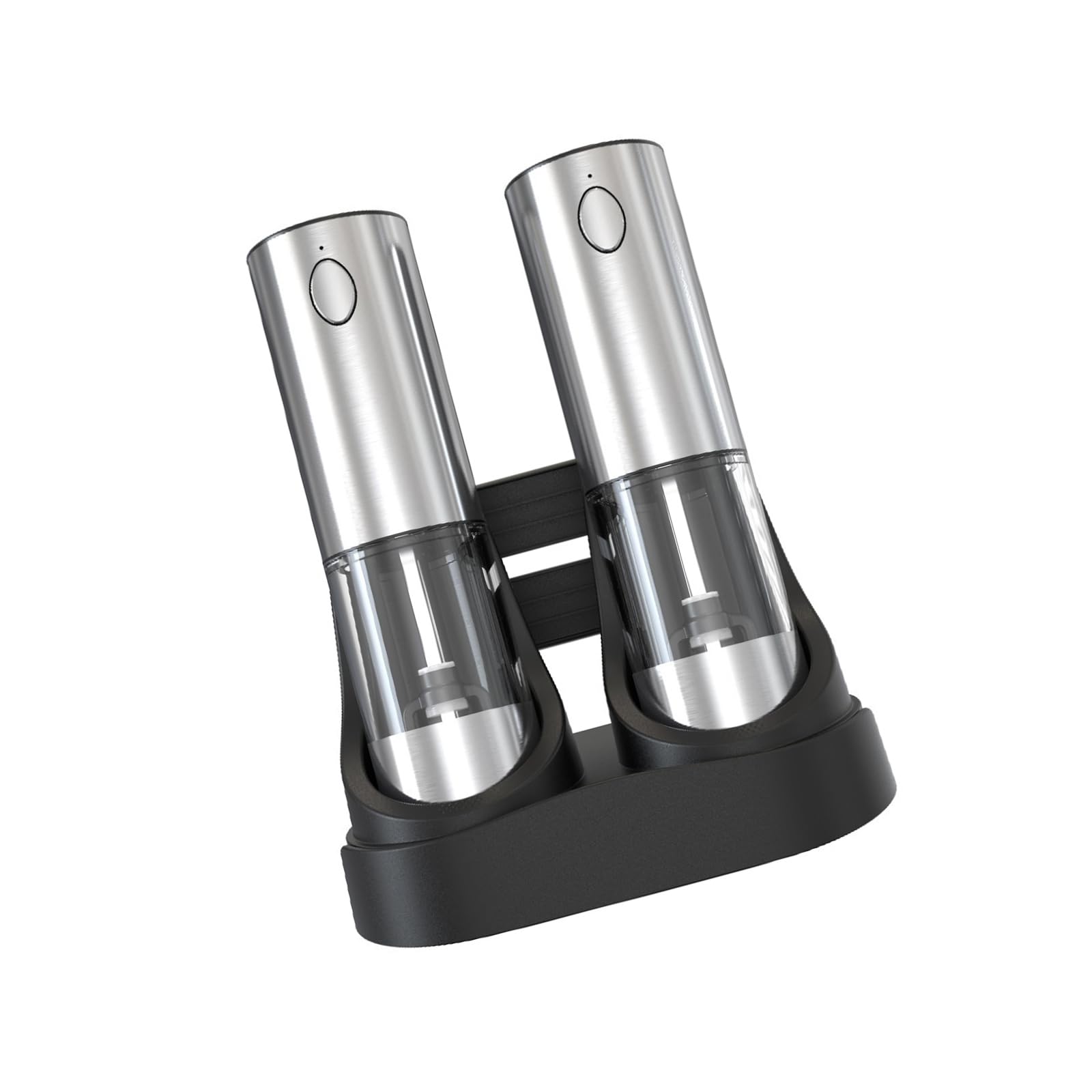 Pulvérisateur électrique rechargeable de grande capacité en verre pour sel et épices de table