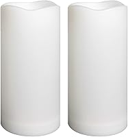 Vista 15 de Velas de pilar impermeables para exteriores sin llama con temporizador, funciona con pilas, juego de velas LED eléctricas para regalo, decoración