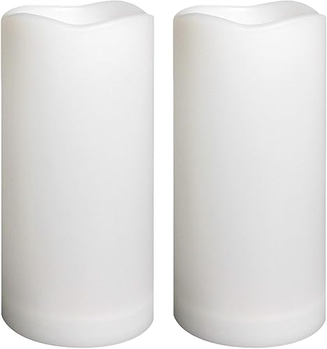 Miniatura 15 de Velas de pilar impermeables para exteriores sin llama con temporizador, funciona con pilas, juego de velas LED eléctricas para regalo, decoración