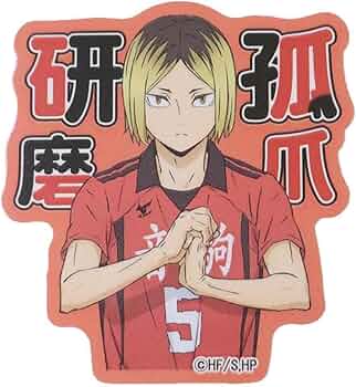 Amazon｜ケイカンパニー ハイキュー！！ ステッカー 孤爪研磨 HQ-ST-KO