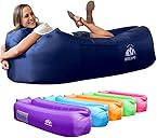 WEKAPO Inflatable Couch Air Lounger Chair - Camping & Beach Accessories, Portable Blow up Sofa for Hiking, Lawn, Indoor/Outdoor Movies & Music Festivals. Lightweight and Easy to Set Up Air Hammock