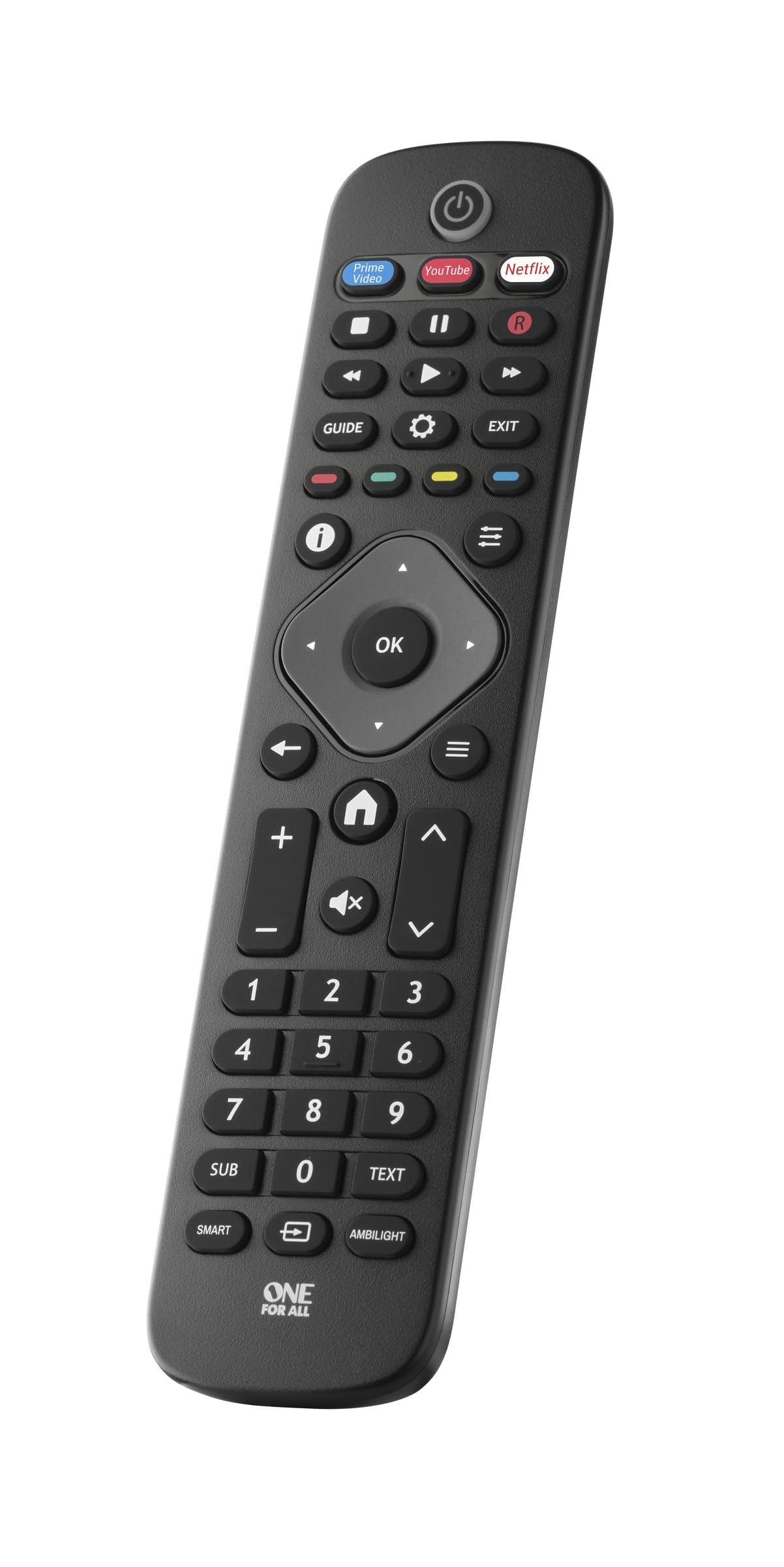 One for All Philips TV Remote Control - Works with All Philips TV/Smart TV - The Ideal TV Replacement Remote Control - URC4913