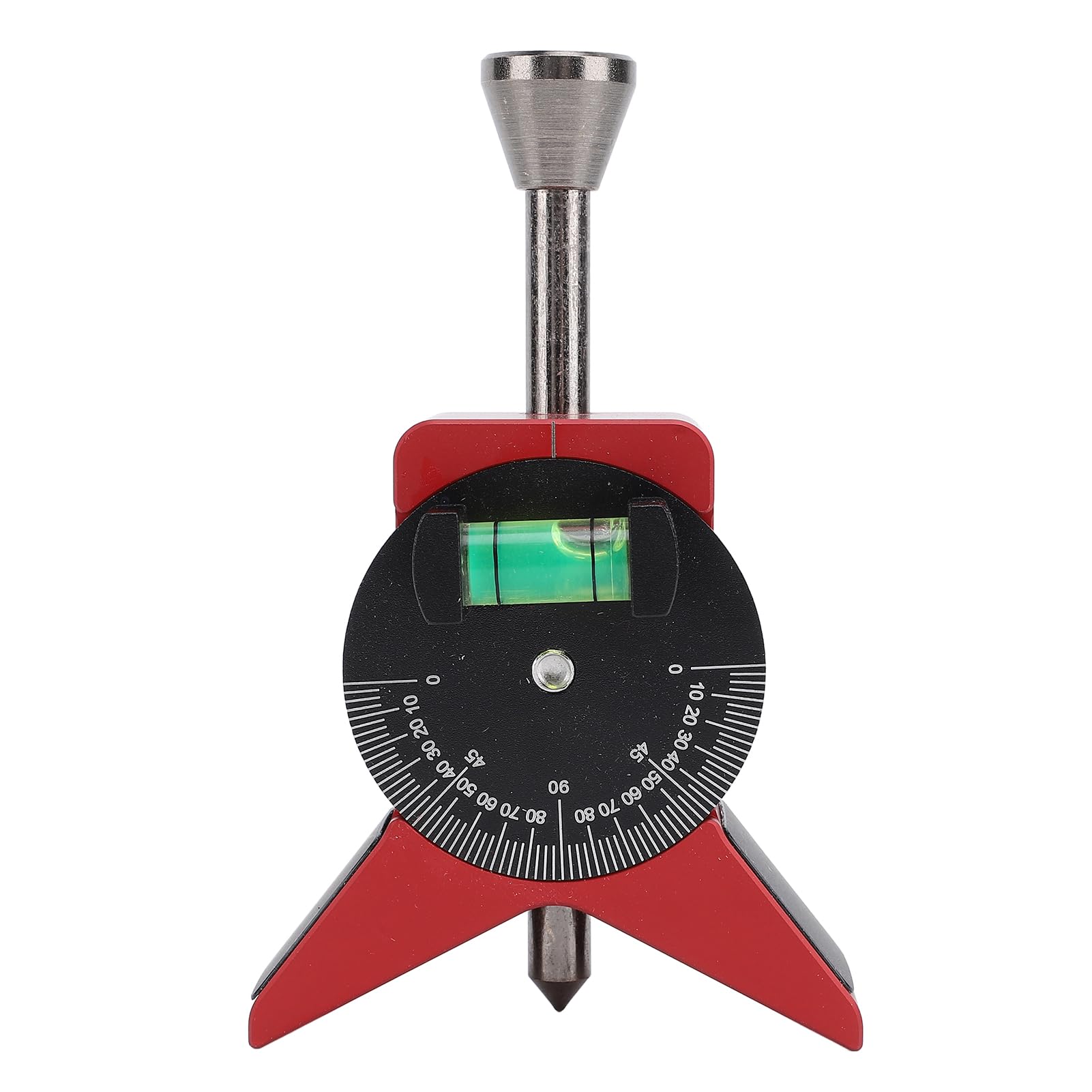 Pipe Center Finder, Marker Centreer Tool, Pipefitter Tools, Safety Pipe Marker Centreer Head Tool, 4in Y Type Base, met Verstelbare Dial Bubble Gradenboog