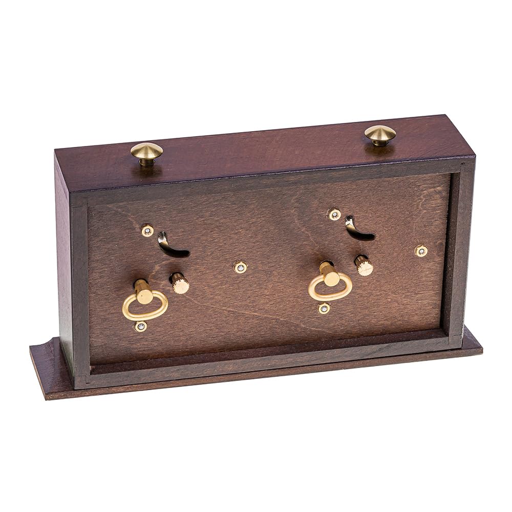 Square - Schachuhr aus Holz - Pro Exclusive 2 BR - Mechanische Schach Uhr