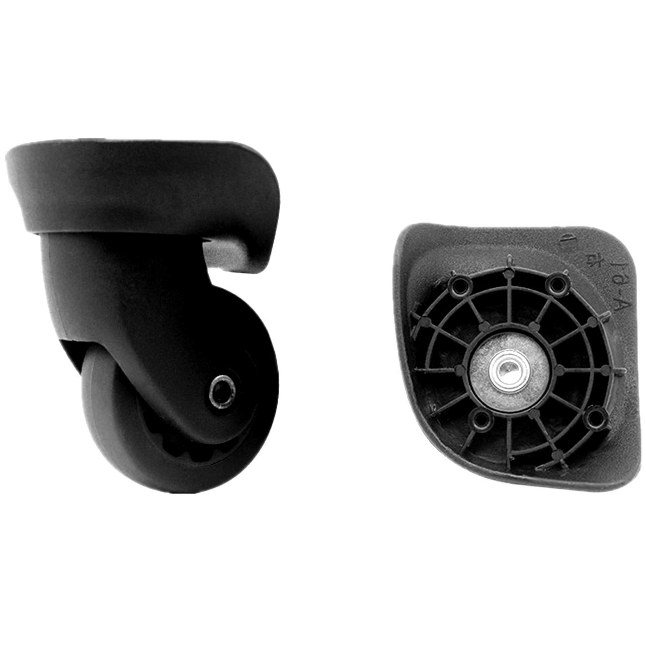 ORO Valise Roues de Rechange 1 Paire de roulettes de Rechange pour Bagages, Extérieur Inline Skate Ou Roller 40/43/45/50/54/60/64/68/70/72/75/78/80/84/87/90mm Diamètre intérieur 8mm (100 * 24mm